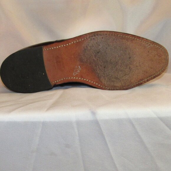 Johnston and Murphy Leather Optima Oxfords Burgundy Size 11 Made in USA - Picture 6 of 11